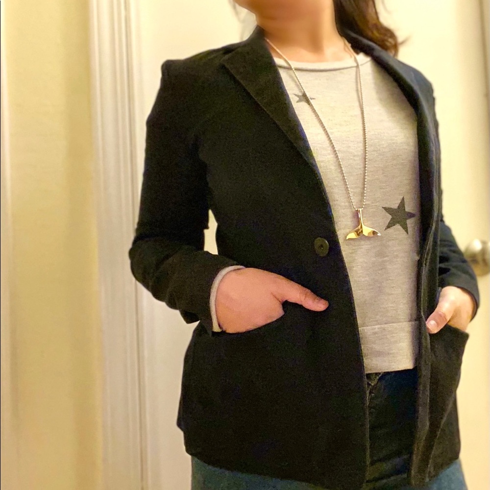 Vintage fitted denim Esprit blazer. Size 0.